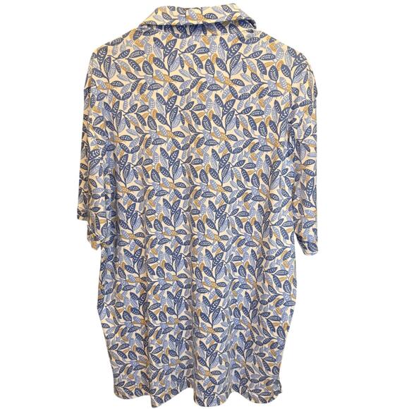 NEW DANIEL CREMIEUX ~ Men's 100% Cotton Short Sleeve Shirt Size L - Picture 2 of 4